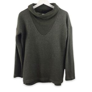 Sanctuary olive green cowl neck sweater size XS‎